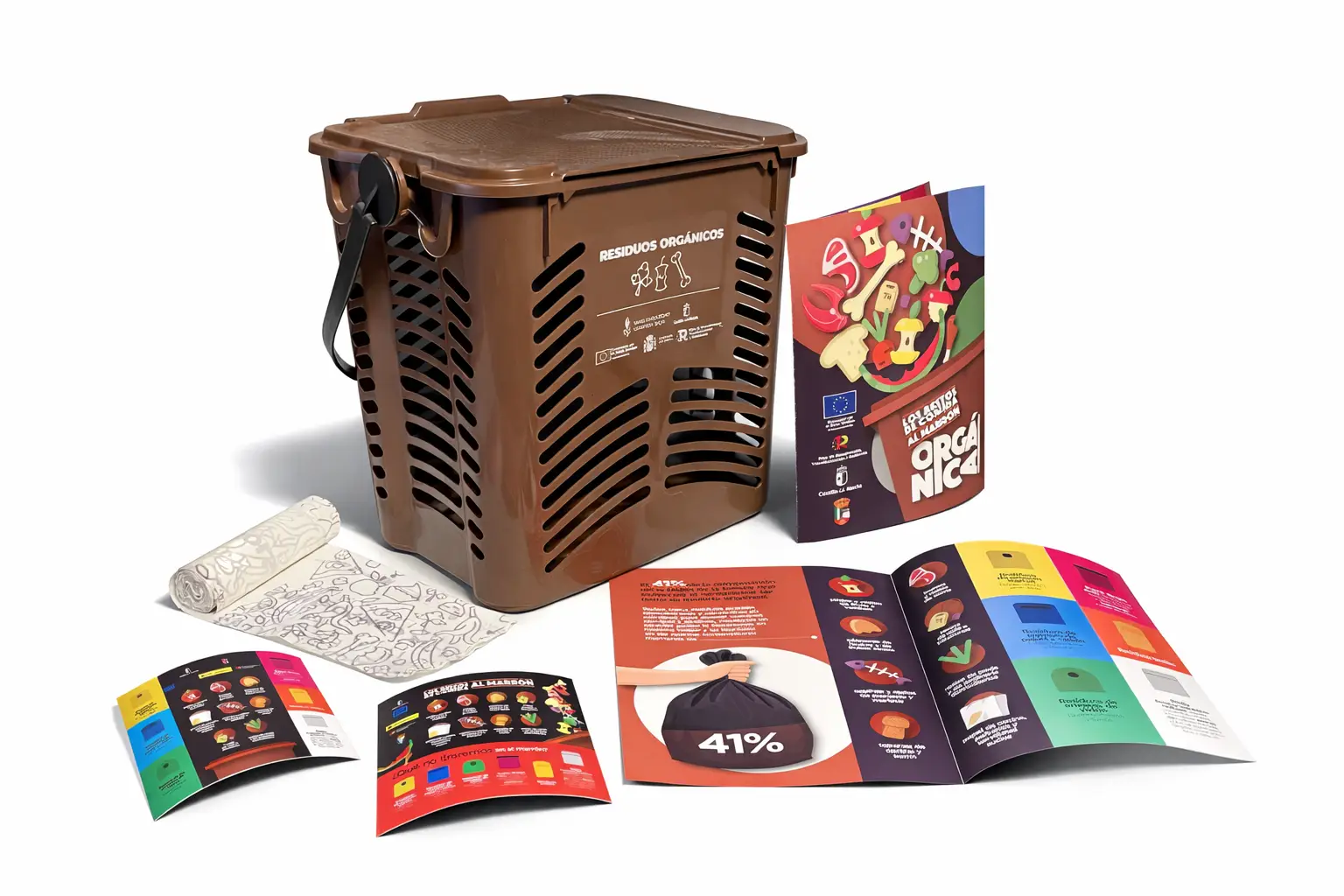 Kit de reciclaje de la orgánica